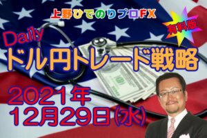 Dailyドル円トレード戦略　2021年12月29日（水）【有料版】