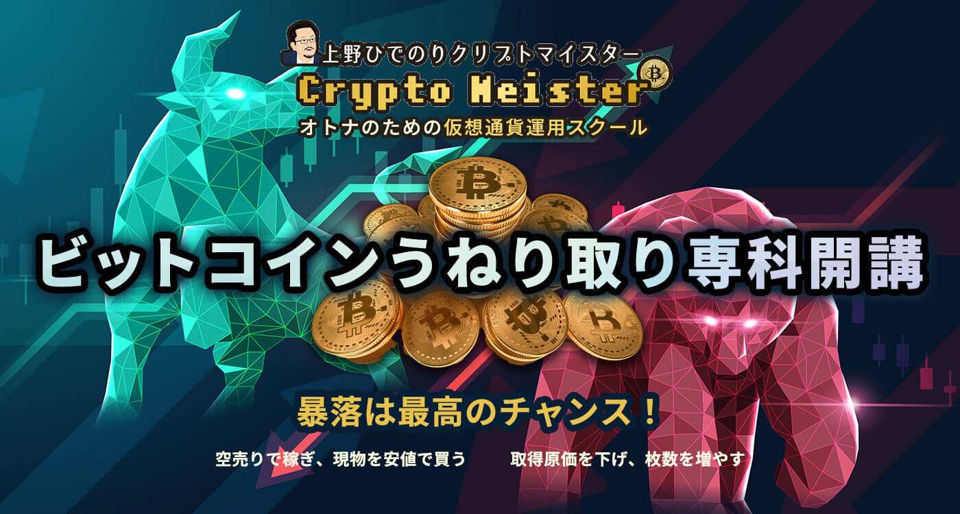 ビットコインうねり取り専科【上野ひでのりクリプトマイスター】